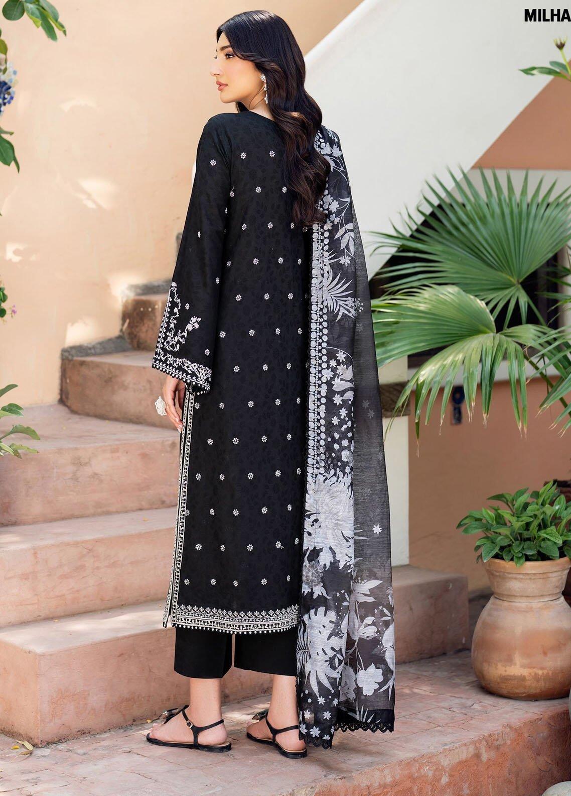 Shop Nura by Zarif Embroidered Textured Lawn Collection 2025