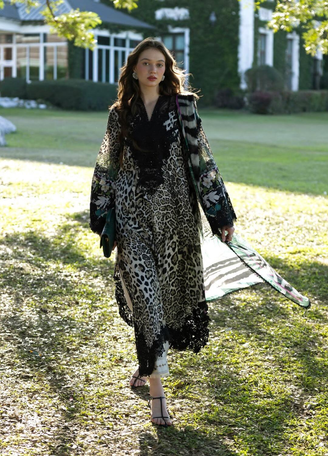 Signature by Elaf Premium ESA-3A Belladurne Embroidered Lawn Clothes 2026