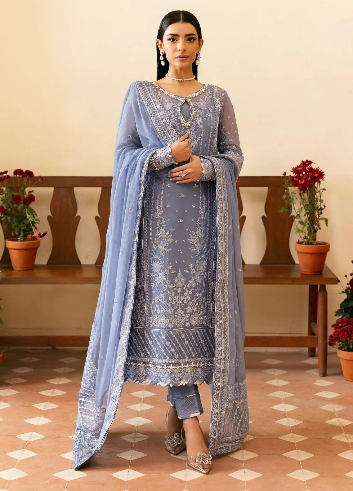 Gulaal | Embroidered Chiffon 24 | Aubrey