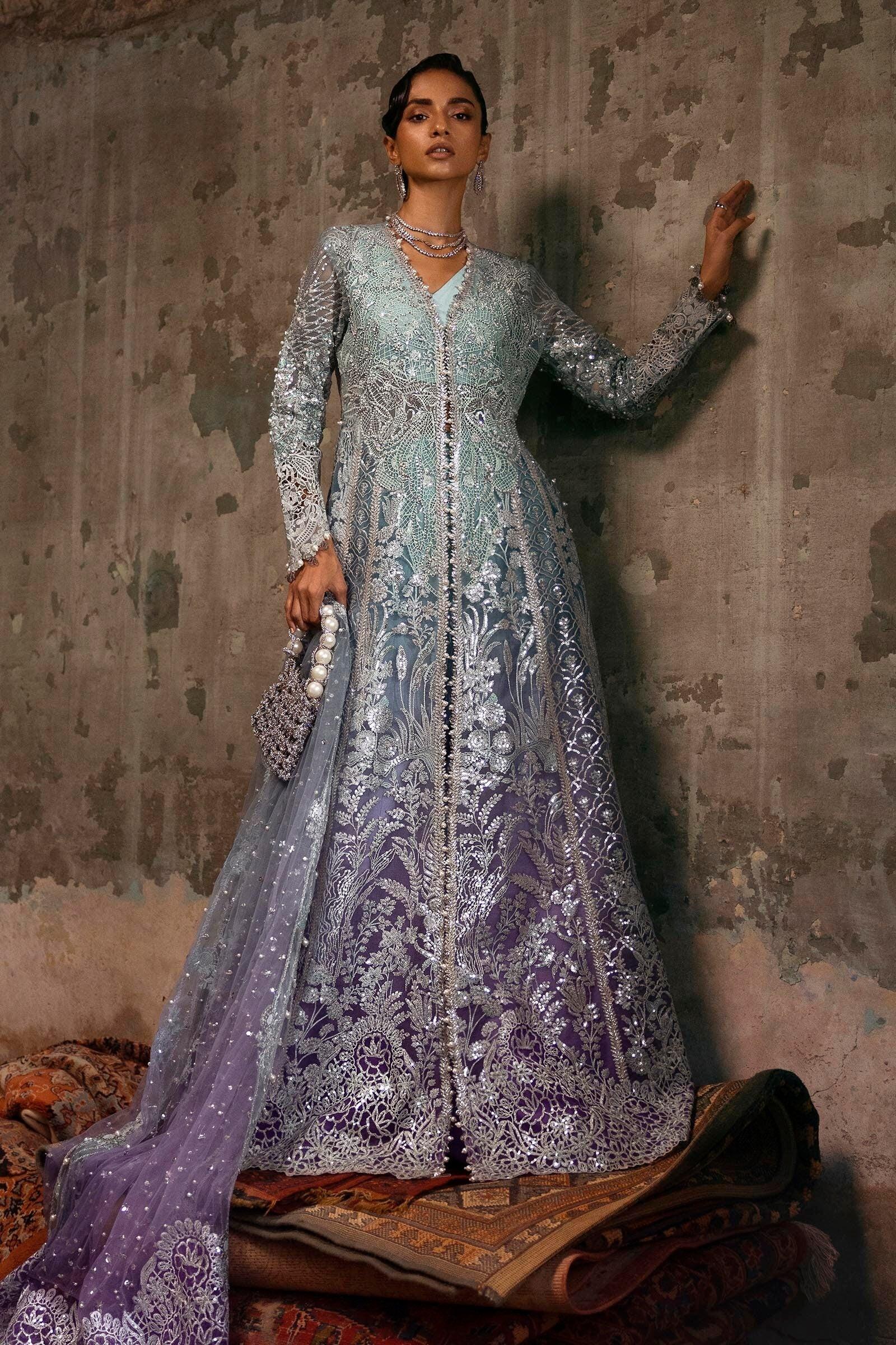 Sana Safinaz Nura N252-002-3CX Formal Embroidered Organza Wedding Suits