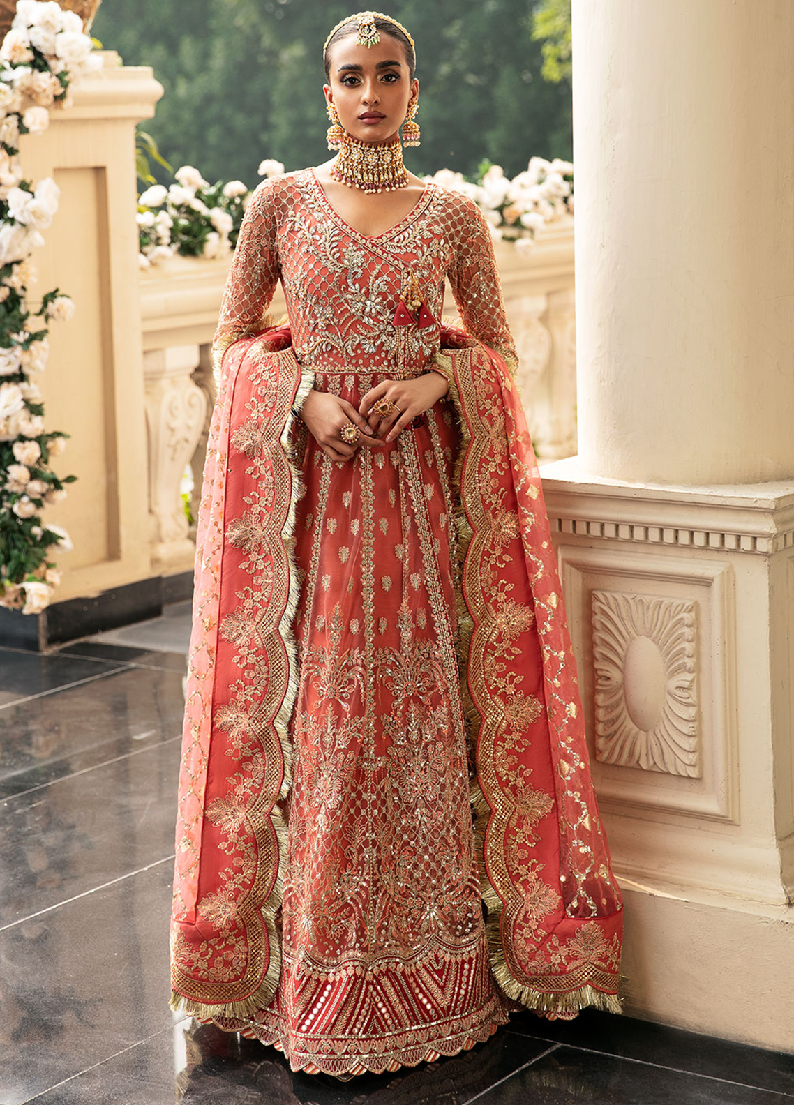 04 NEHIR GULAAL EMBROIDERED RAW SILK SUITS WEDDING