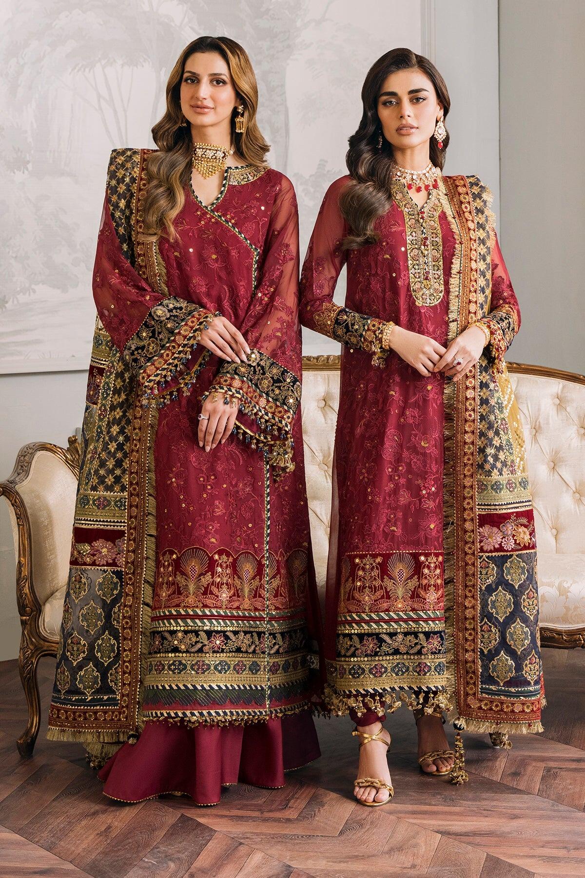 EC12 07 CHANTELLE BY BAROQUE EMBROIDERED CHIFFON SUITS LUXURY COLLECTION