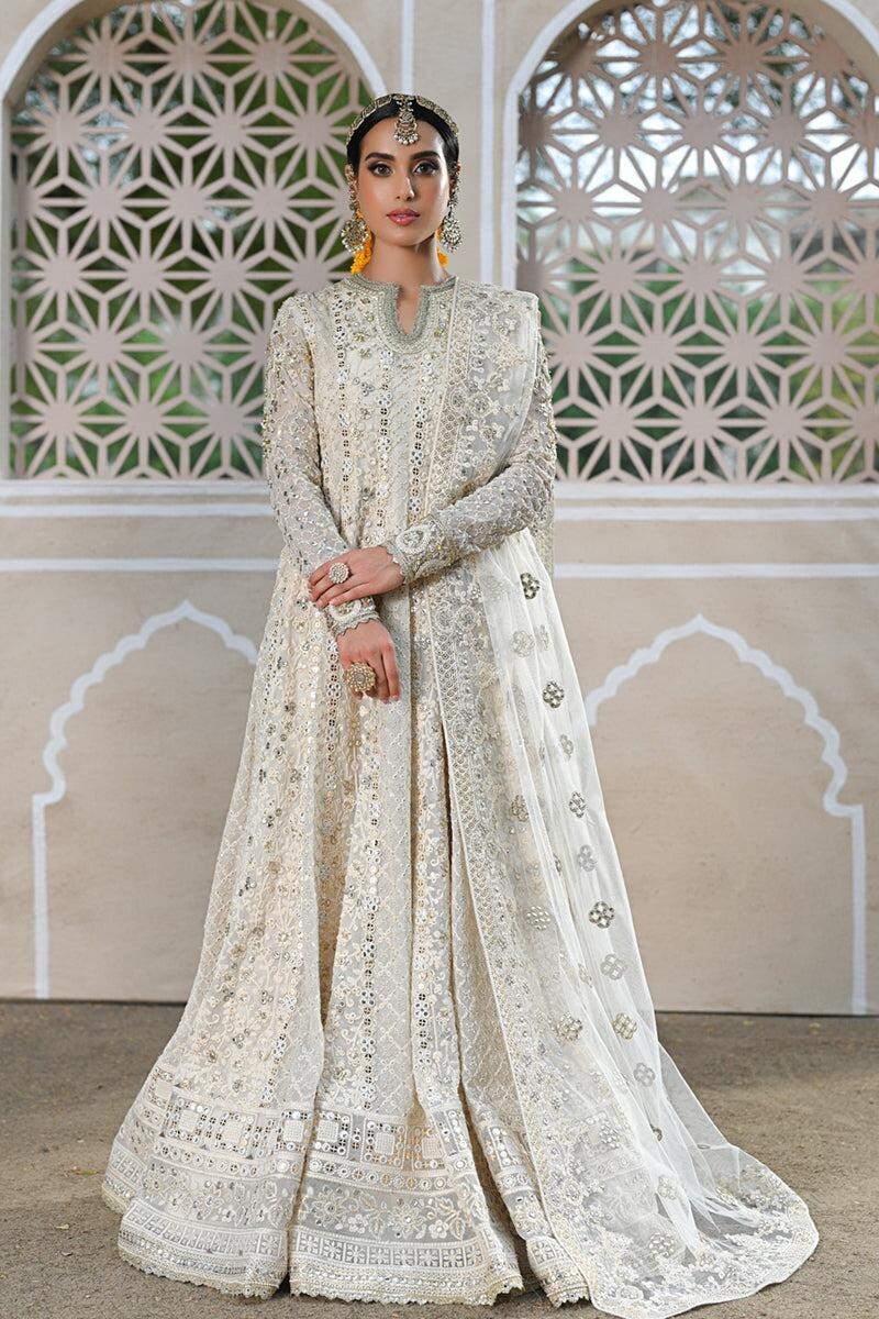 Singhar By Qalamkar Embroidered Raw Silk Suit Unstitched 3 Piece QLM24SW RF-05 Neva - Luxury Collection