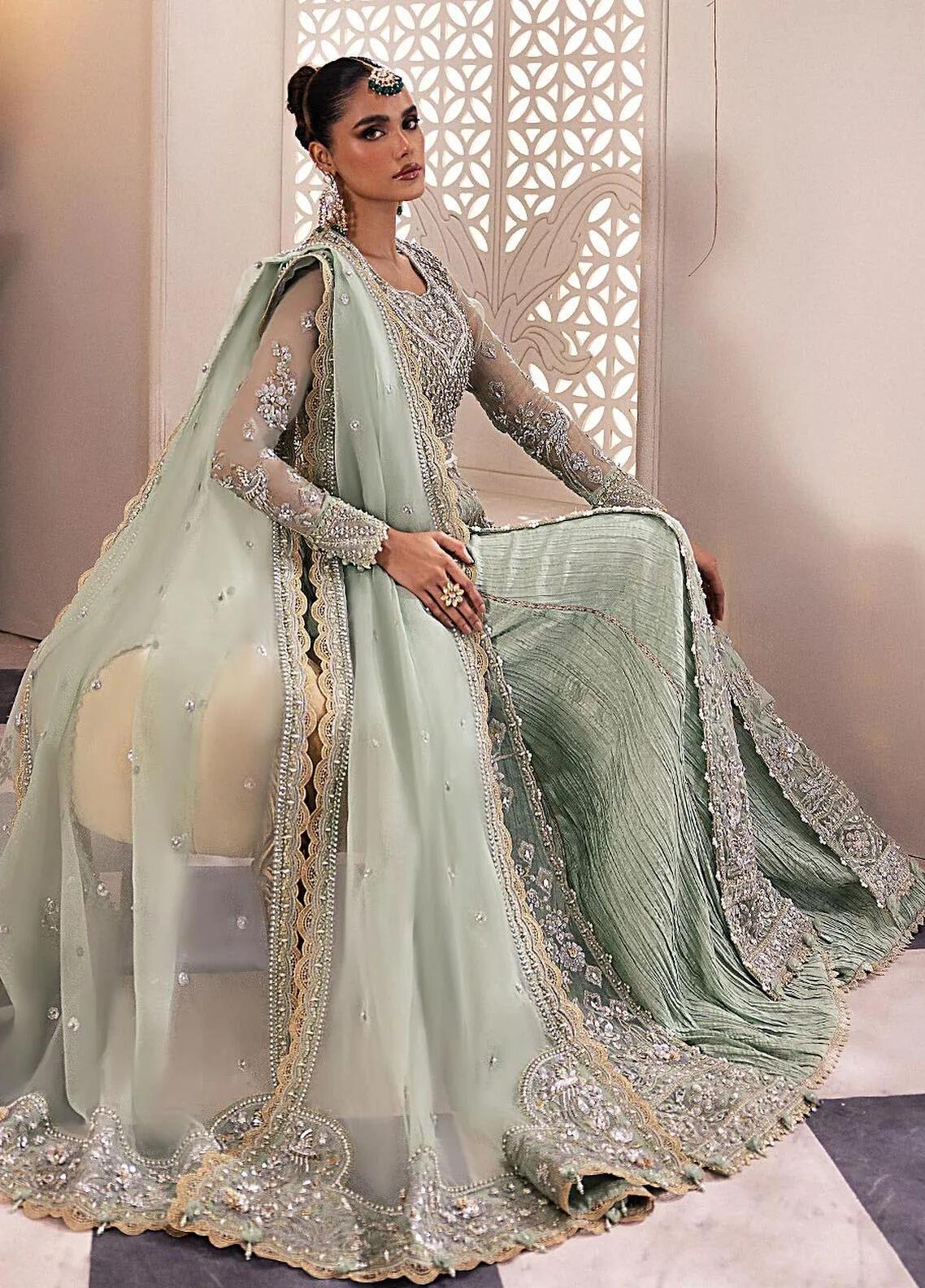 Gossamer By Zaha Pret Embroidered Organza Suit 3 Piece ZL24G D-04 Kiana
