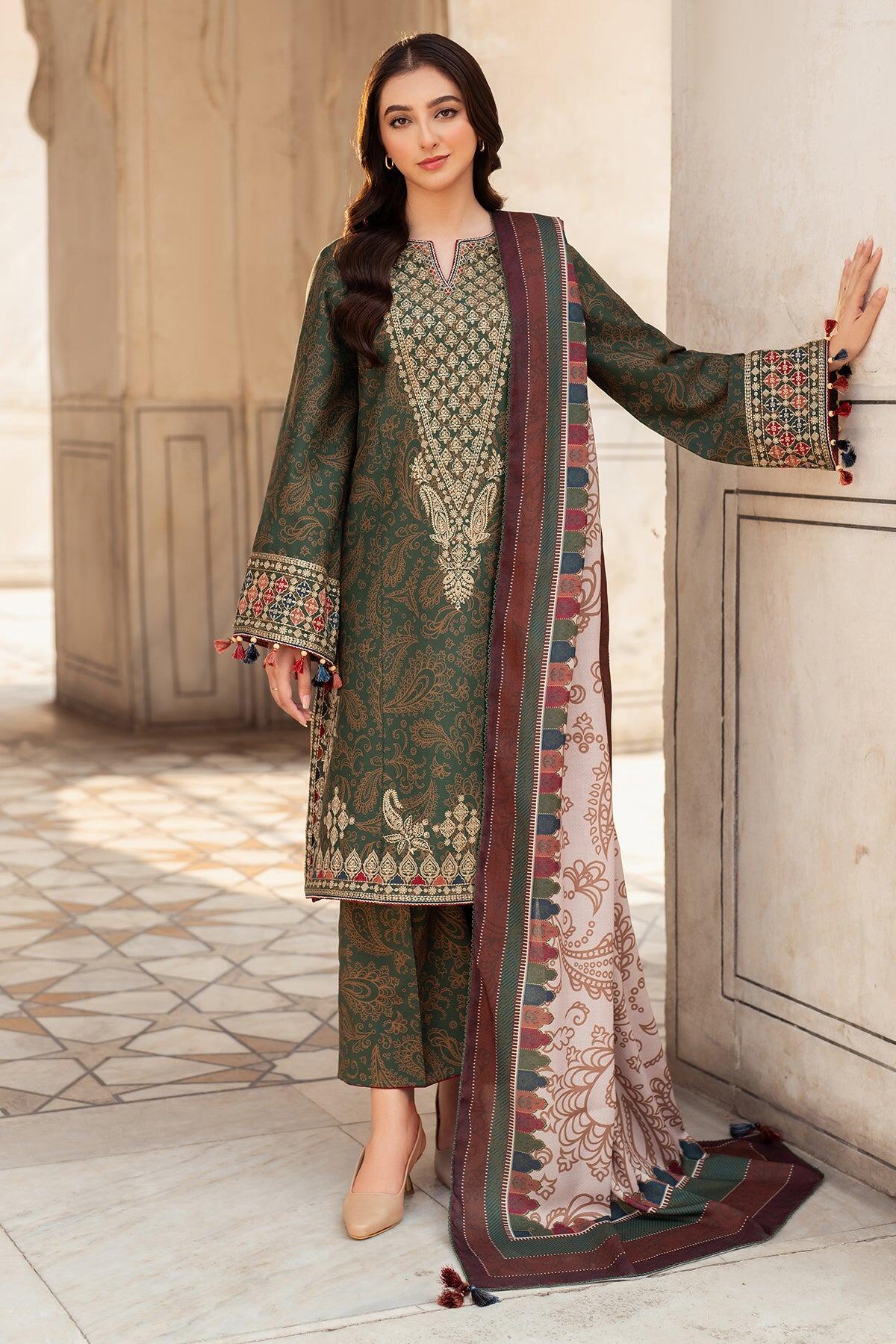 D 04 Delia By Jazmin Embroidered Viscose Suits Winter Collection