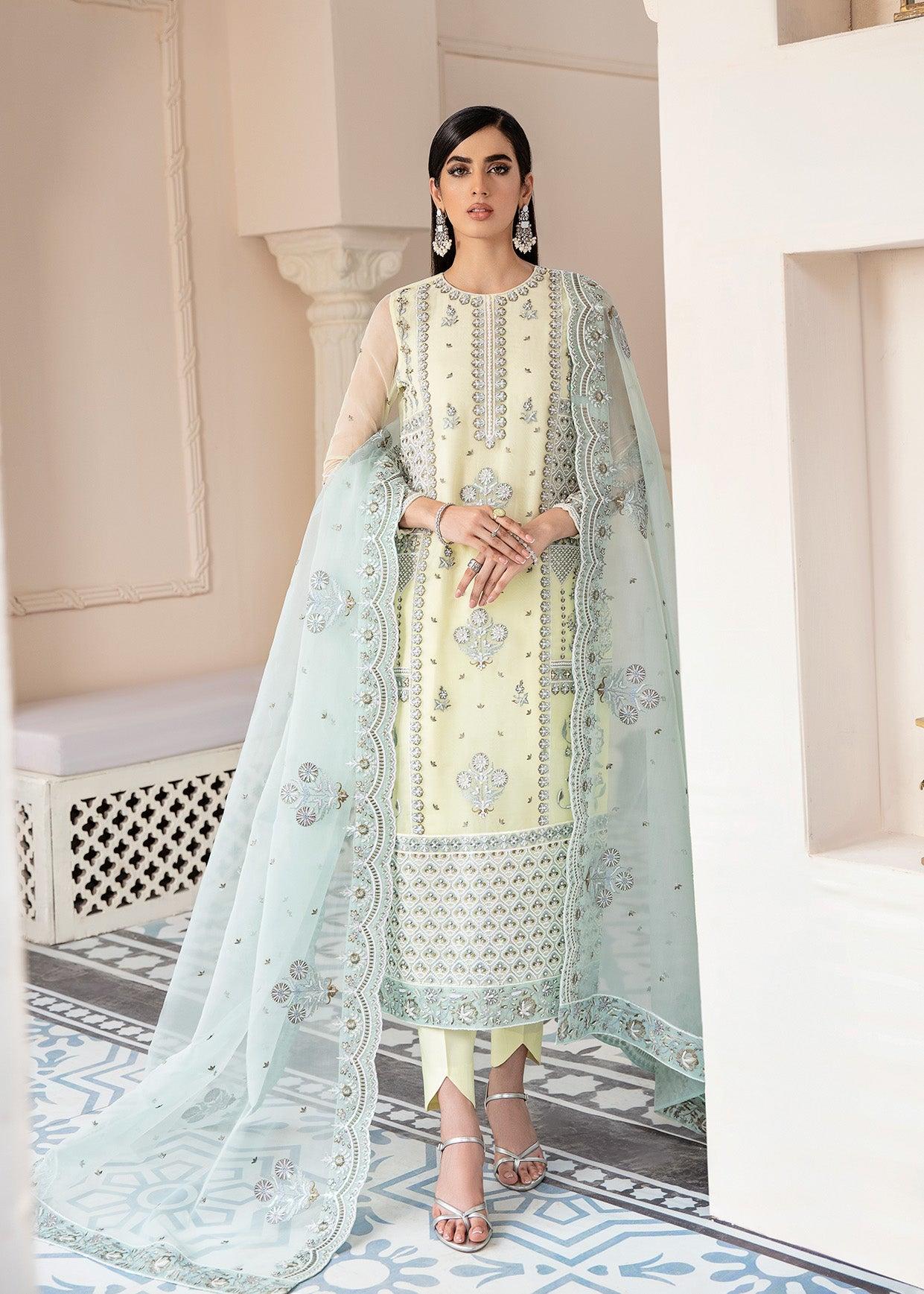 Sylvia By Akbar Aslam Embroidered Organza Suits Unstitched Piece
