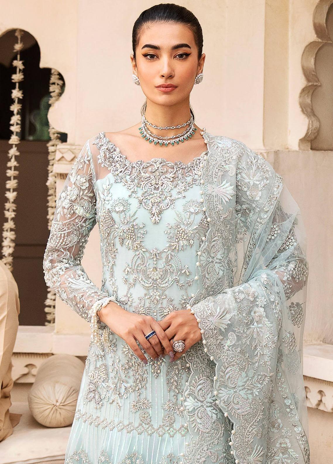 Serene by Mehak Yaqoob Embroidered Net Suits Unstitched 3 Piece MY22SW 04-Davina - Wedding Collection main image 1