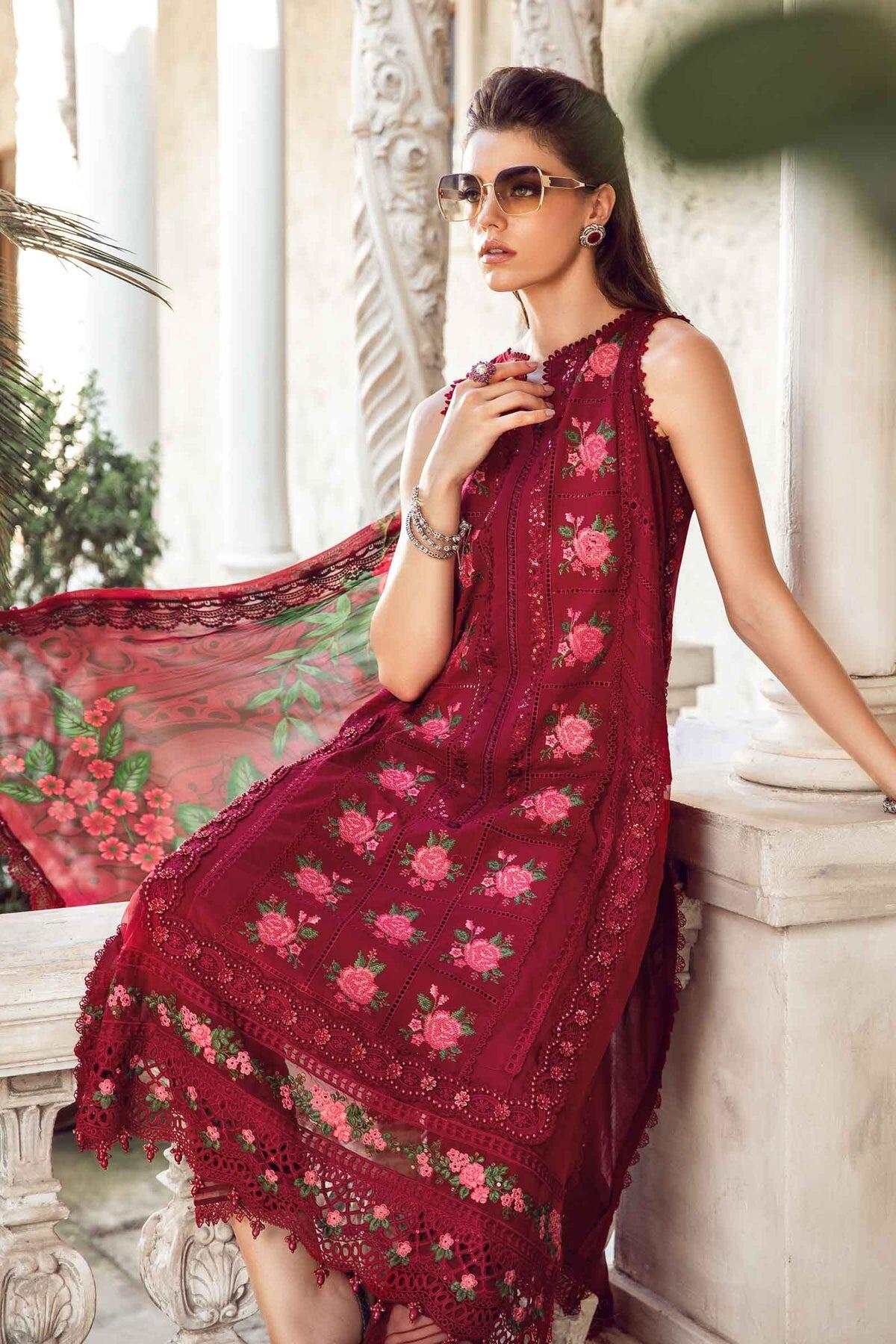 MARIA B - Embroidered Lawn Suit D-2612-A