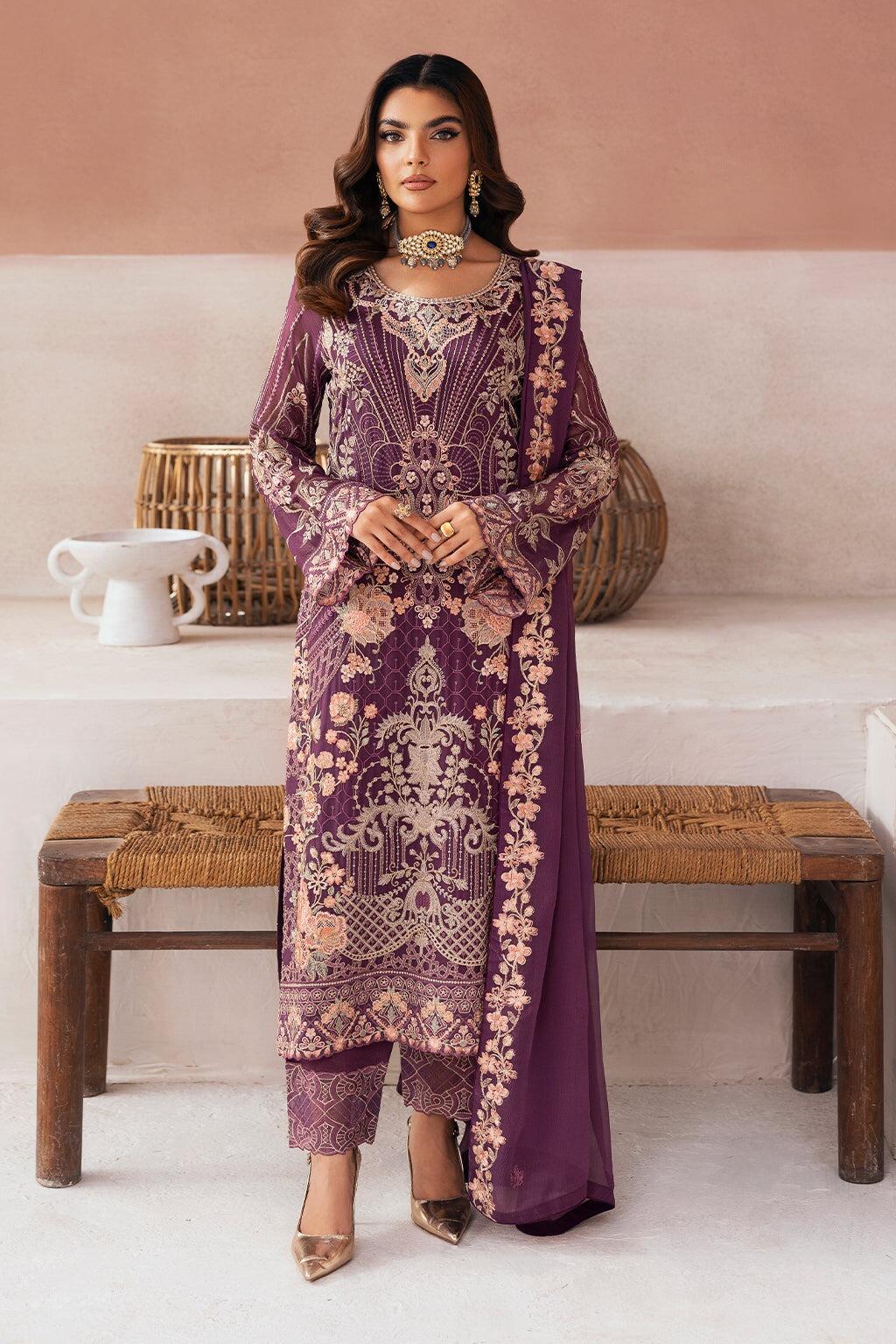 pakistani chiffon dress design Pakistani Chiffon Suits and Dresses