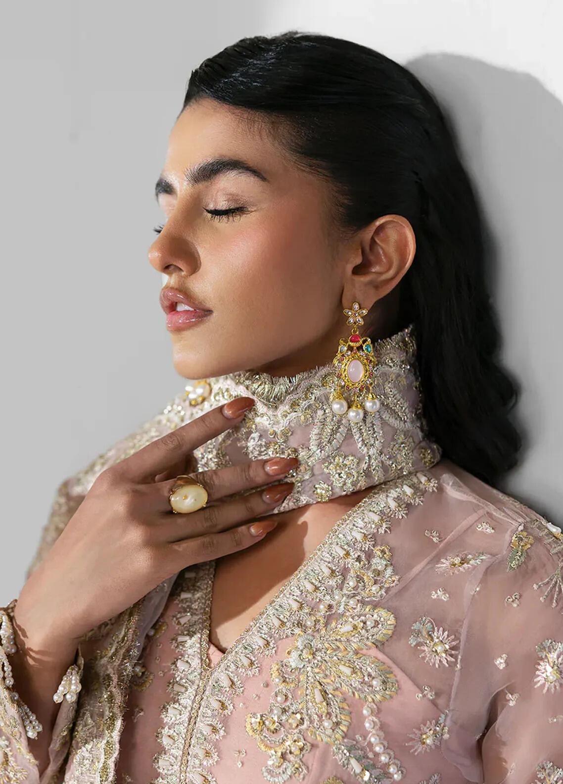 Gulrosh Organza Suit (Pink) main image 0