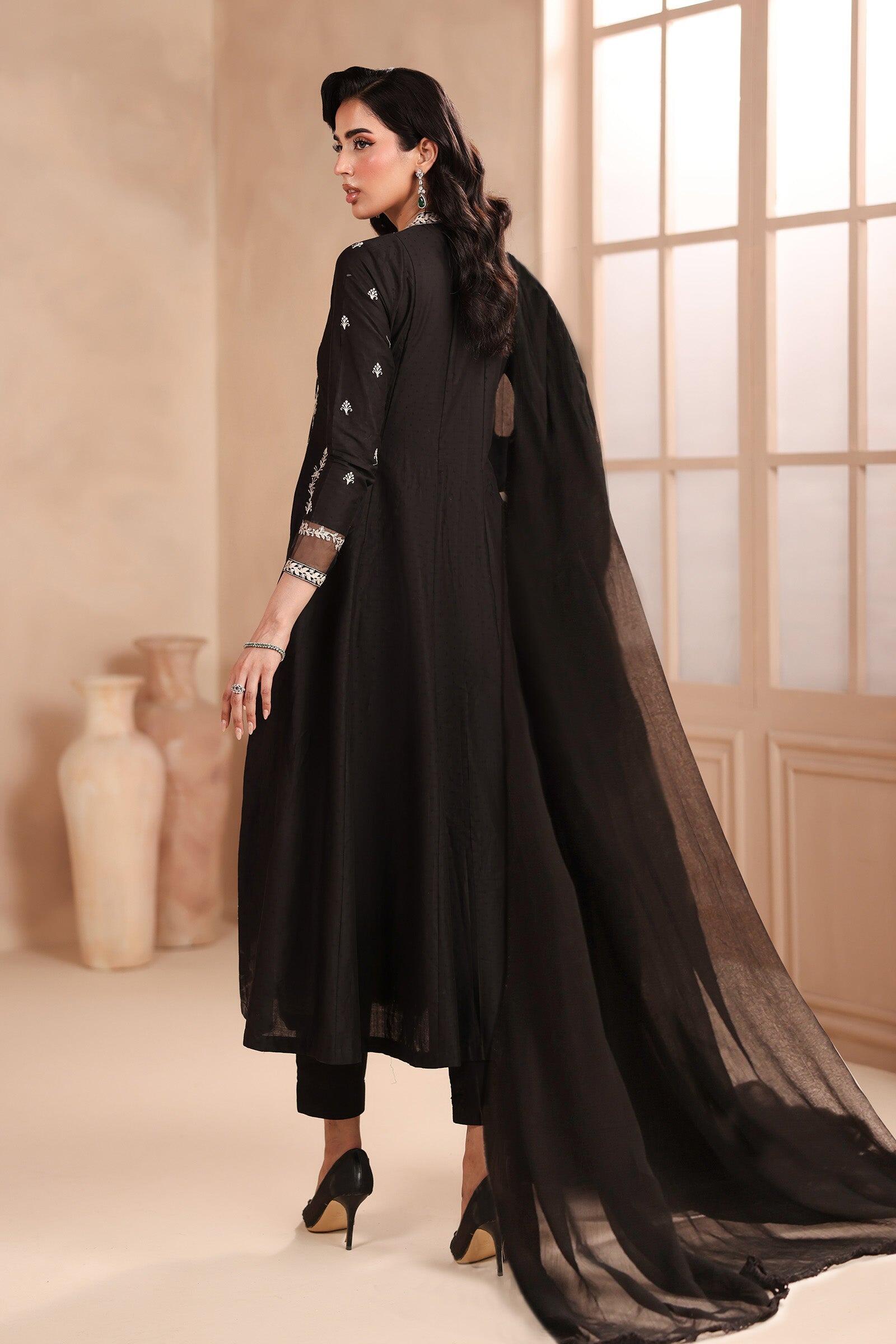 Maria b Luxury Festive Pret DW-EA26-11-Off White Embroidered Lawn