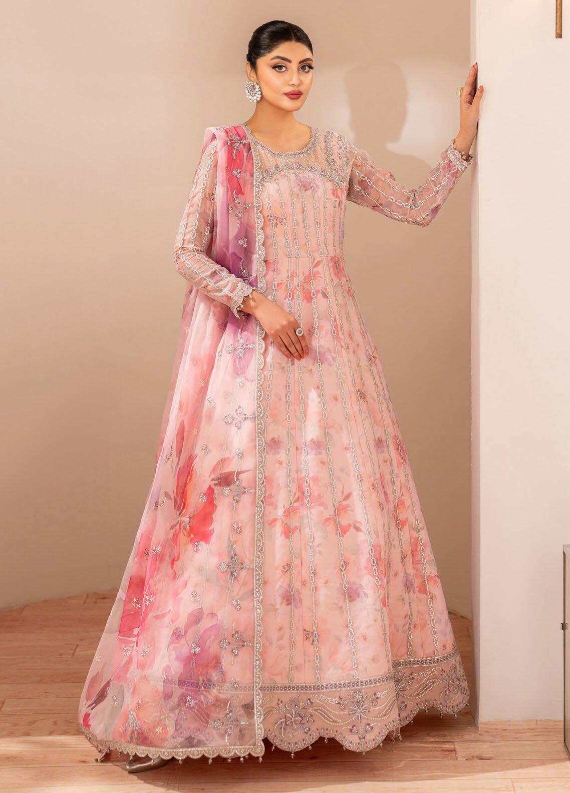 CH-2197 Rimayah Fleur by Alizeh Fashion Embroidered Chiffon Formal Suits