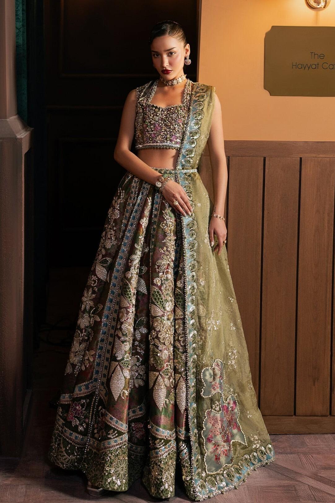 green emerald velvet dress Dolma Elana Embroidery Maxi Dress – Girl Intuitive main image 1