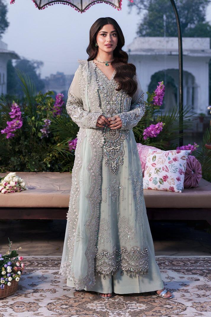 strapless open back dress NAZMIN – Faiza Saqlain main image 1
