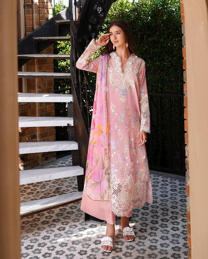 Baroque Clothes Online | EL26-D01 | Eid Lawn 3 Piece Suit |
