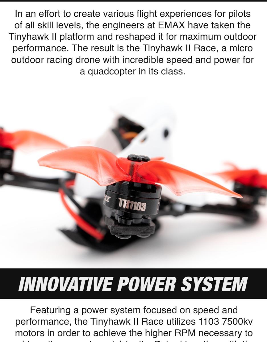 tinyhawk race 2 motors are powerful