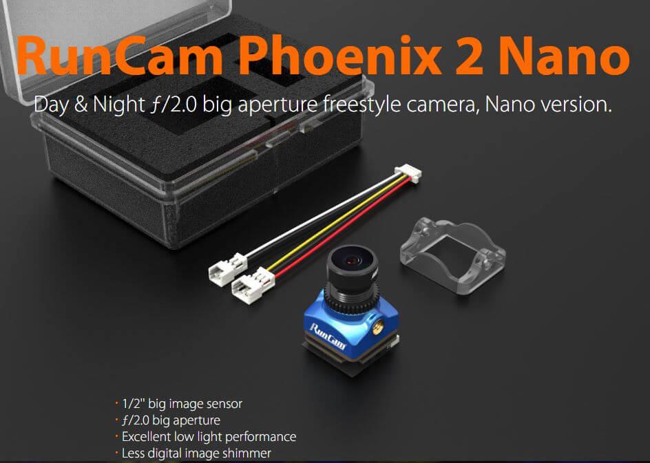 nano 2 phoenix f2.0 aperture fpv camera