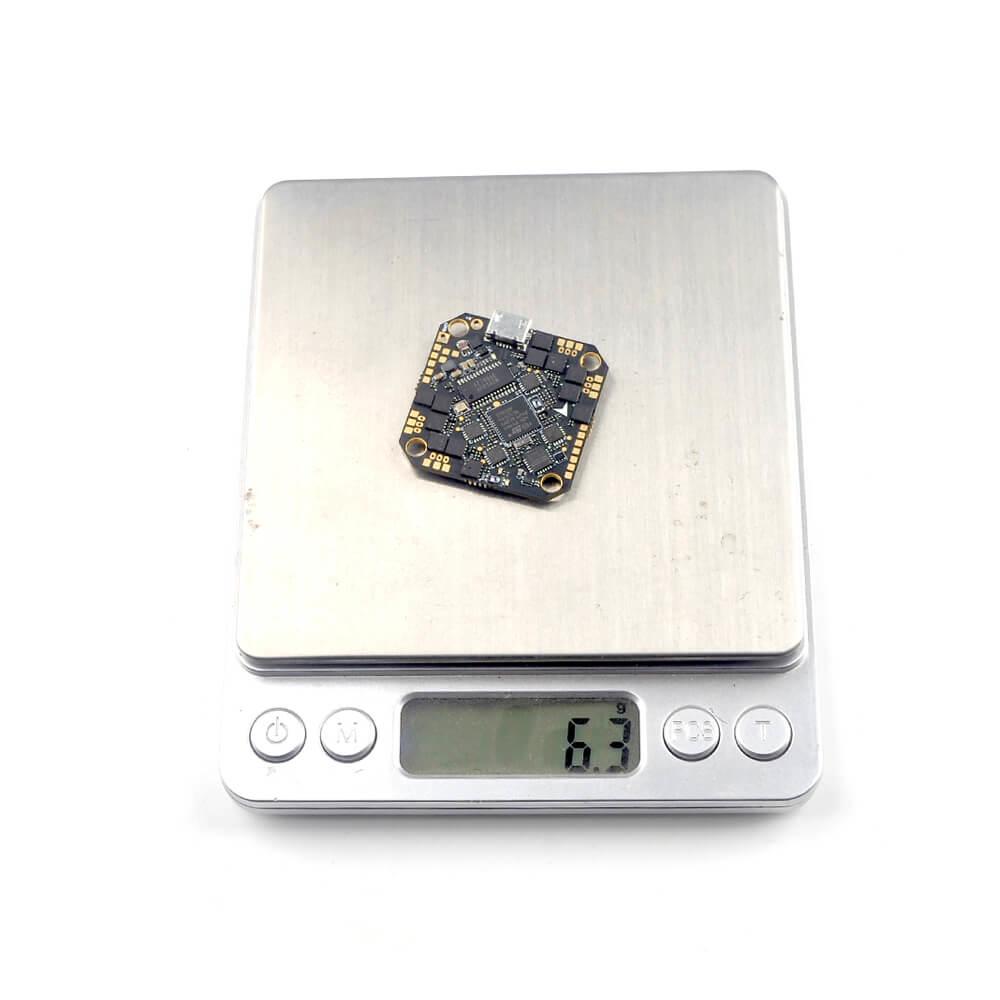 CrazyF411 AIO F4 FC on scales weight