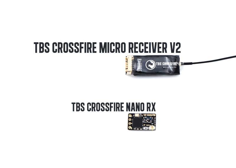 TBS Crossfire Nano Size comparison to v2