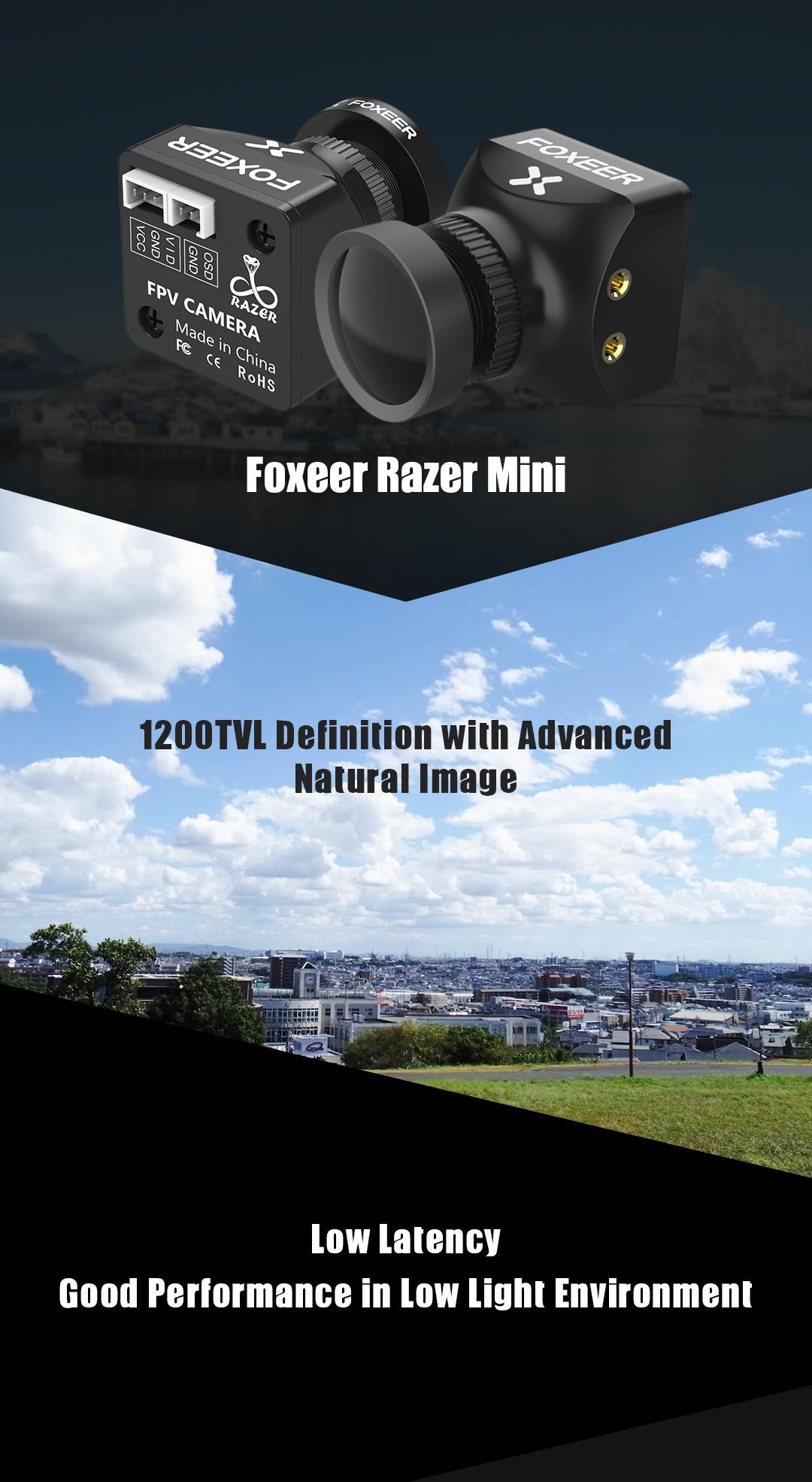 foxeer razer specs and low latency