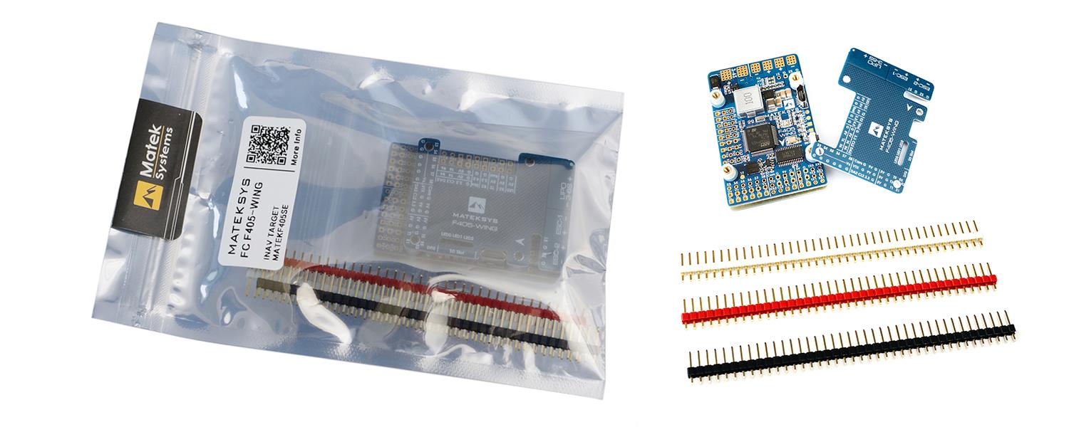 Contents of the Matek F405 Wing iNAV flight controller