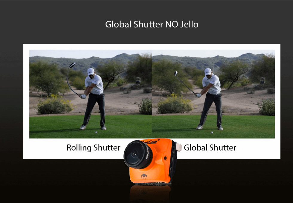 runcam micro swift 3 v2 no jello global shutter