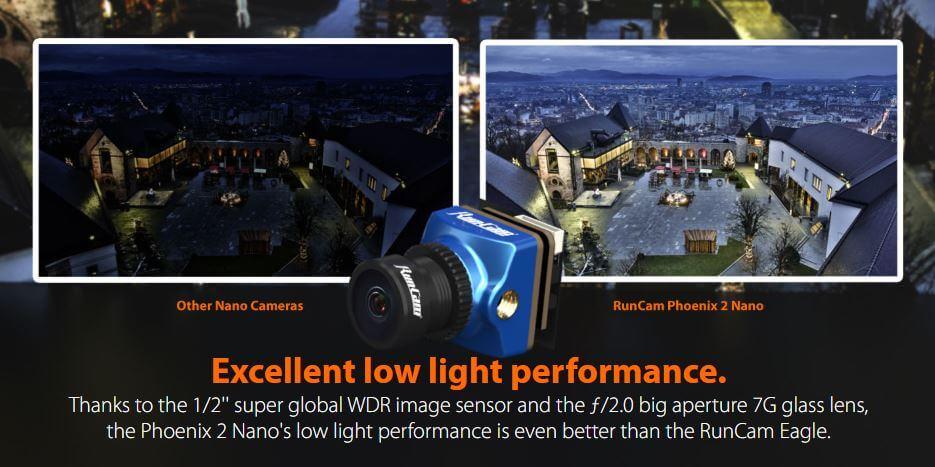 excellent low light performance