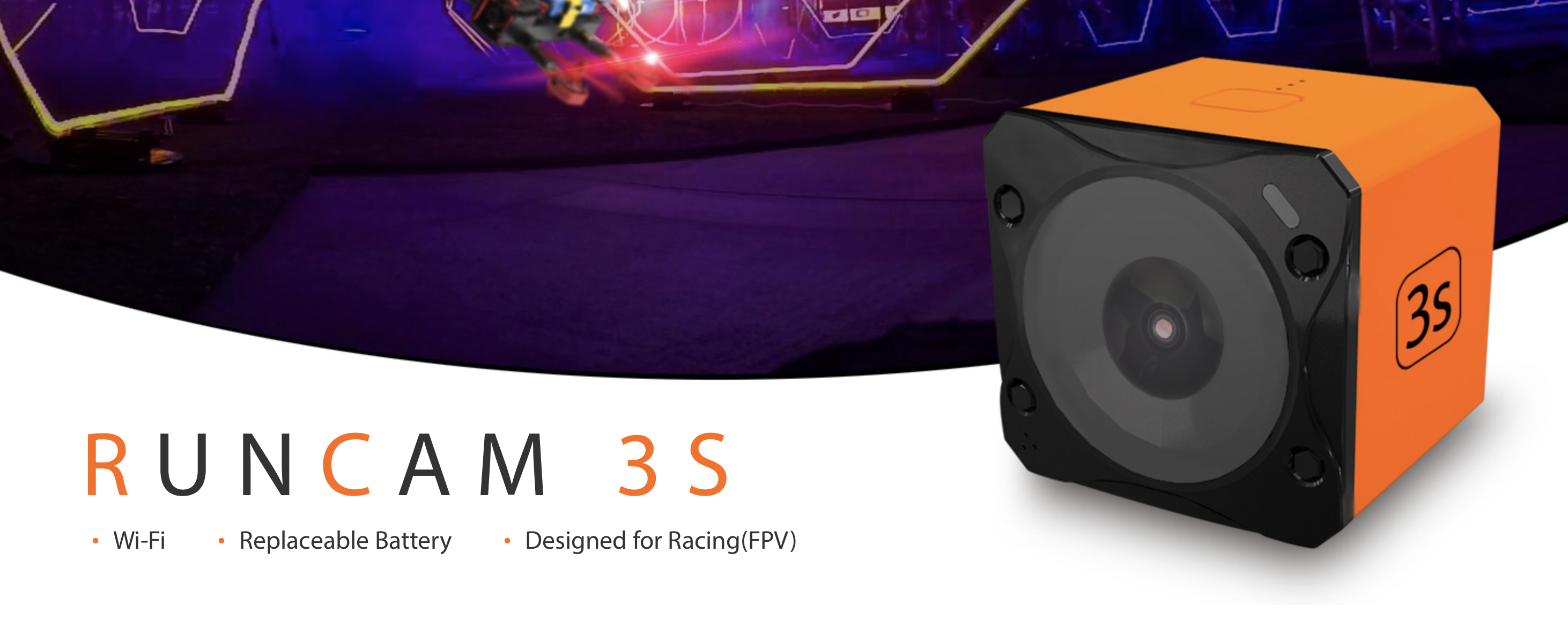 Runcam 3S Hd camera for fpv drone racing and freestyle