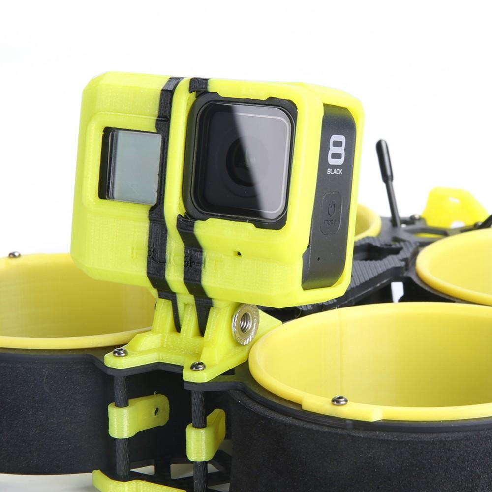 TPU Adjustable GoPro Mount (0~60°)  yellow and black
