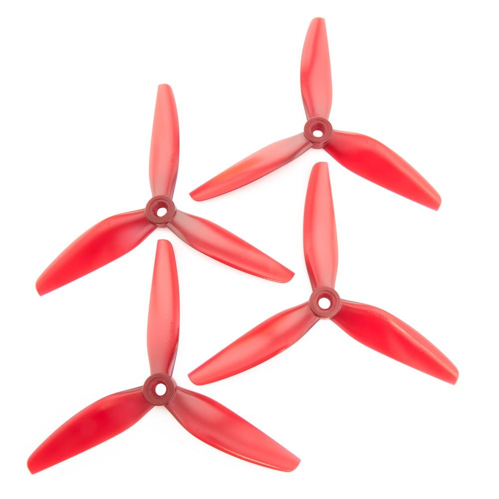 hqprop 5.1x5.1x3 red propellers