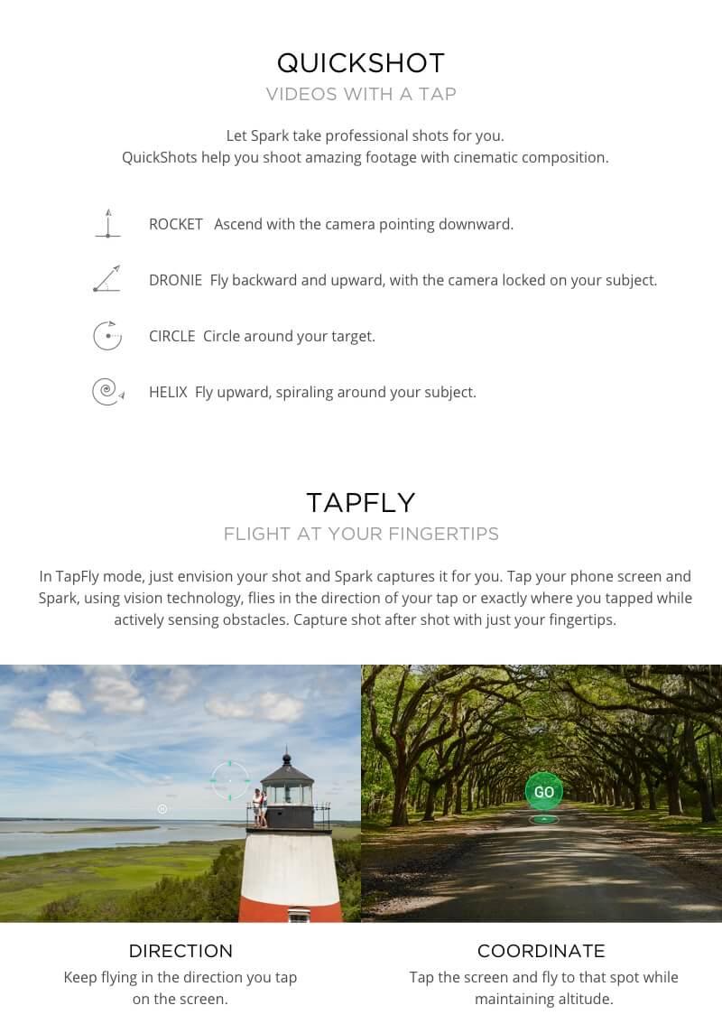 DJI Spark Features