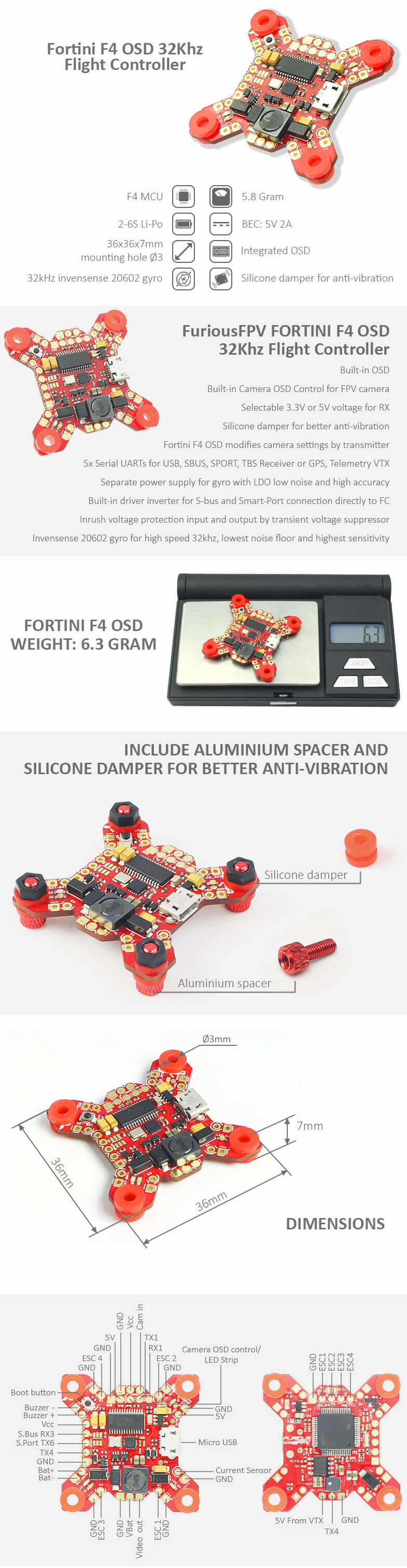 Fortini OSD Instructions and Wiring Diagram