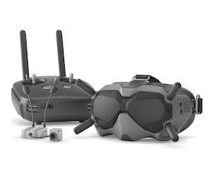 DJI Digital FPV HD featuring goggles transmitter and the air unit.