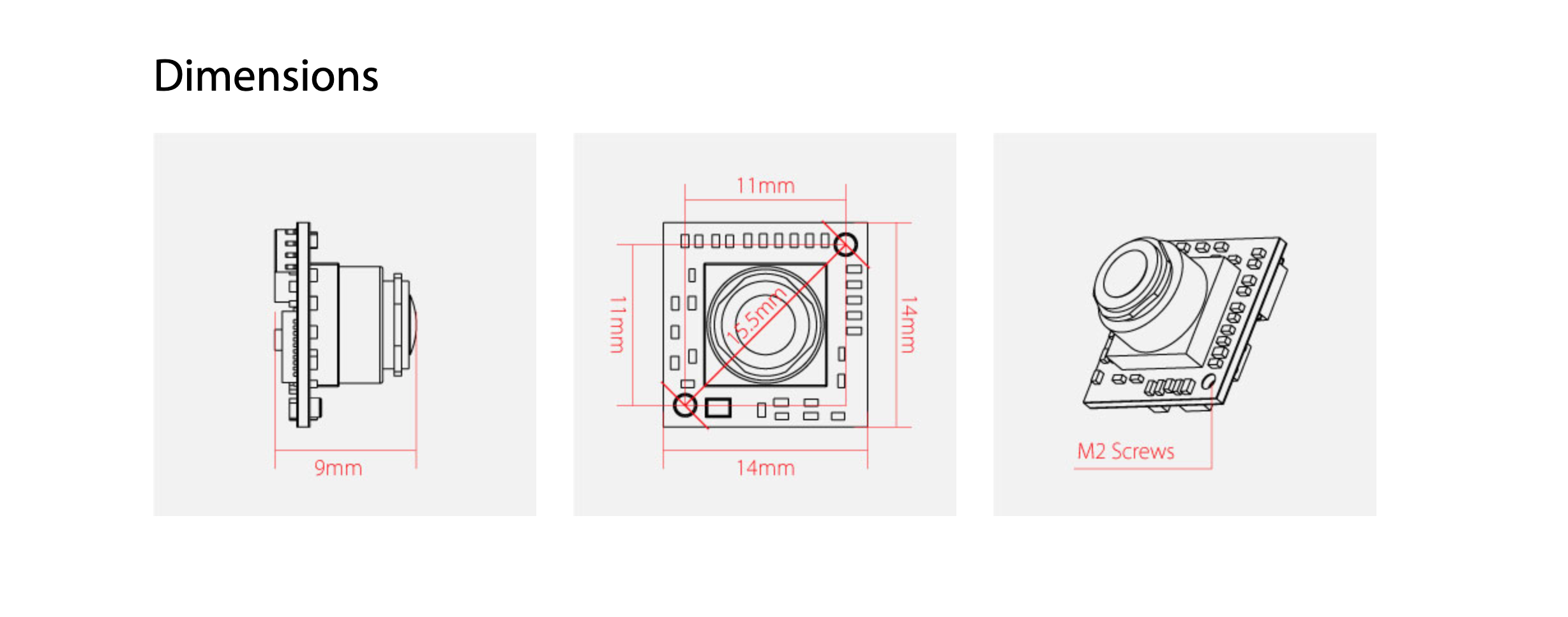 Runcam nano 3 dimensions