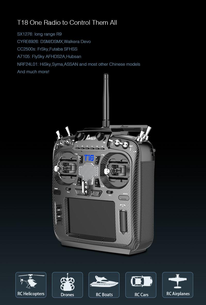 Jumper Transmitter T18 Pro with ALPS Gimbals