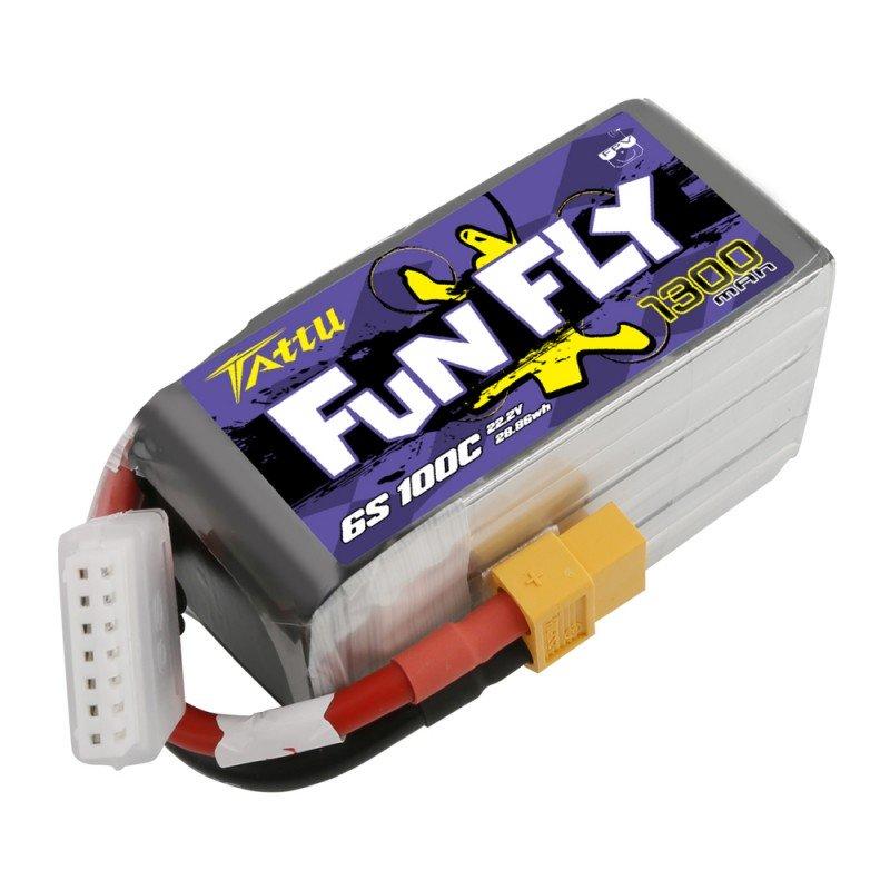 tattu funfly 1300 6s lipo battery