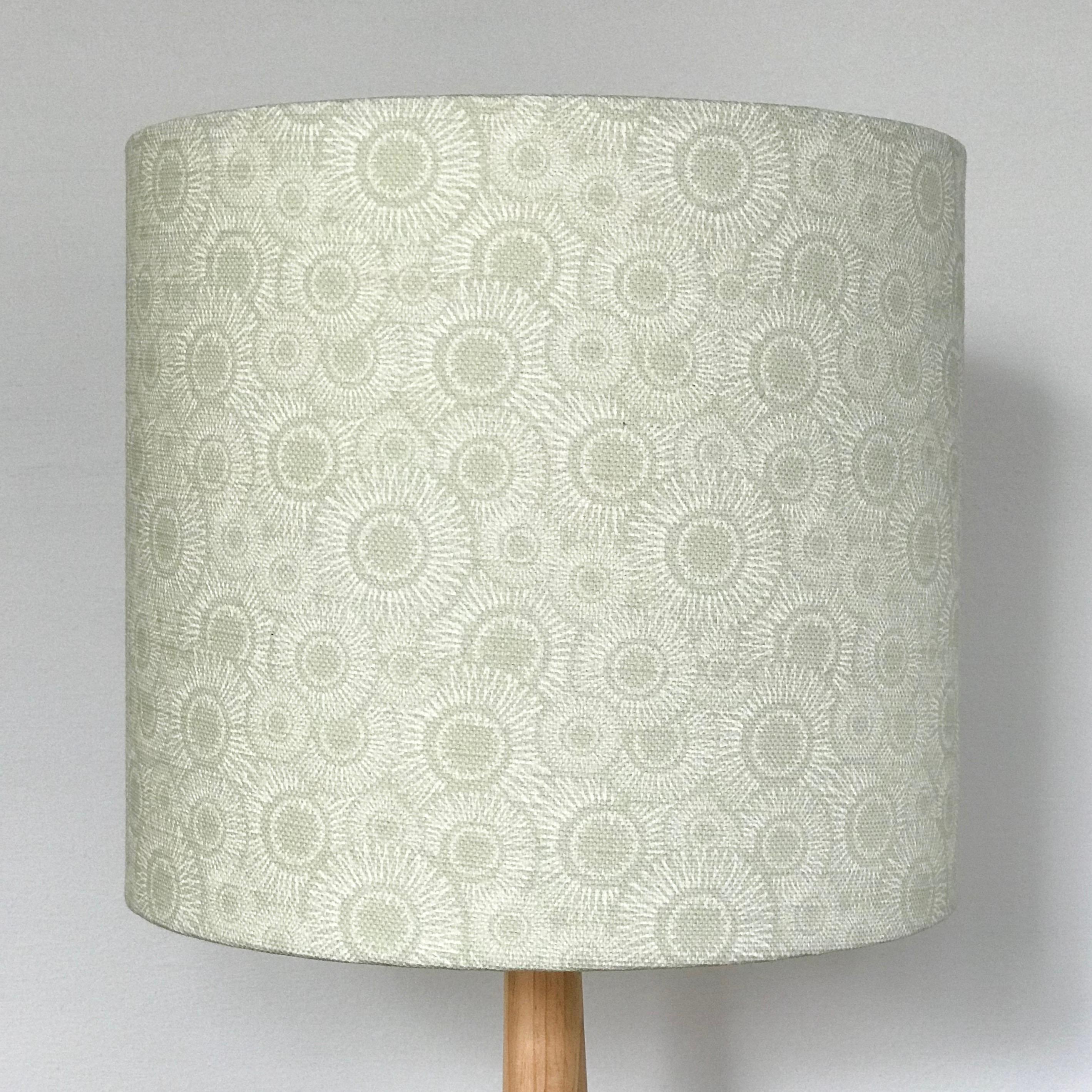 Sage Green Dahlia Lampshade, Green Table Lamp Shades Only