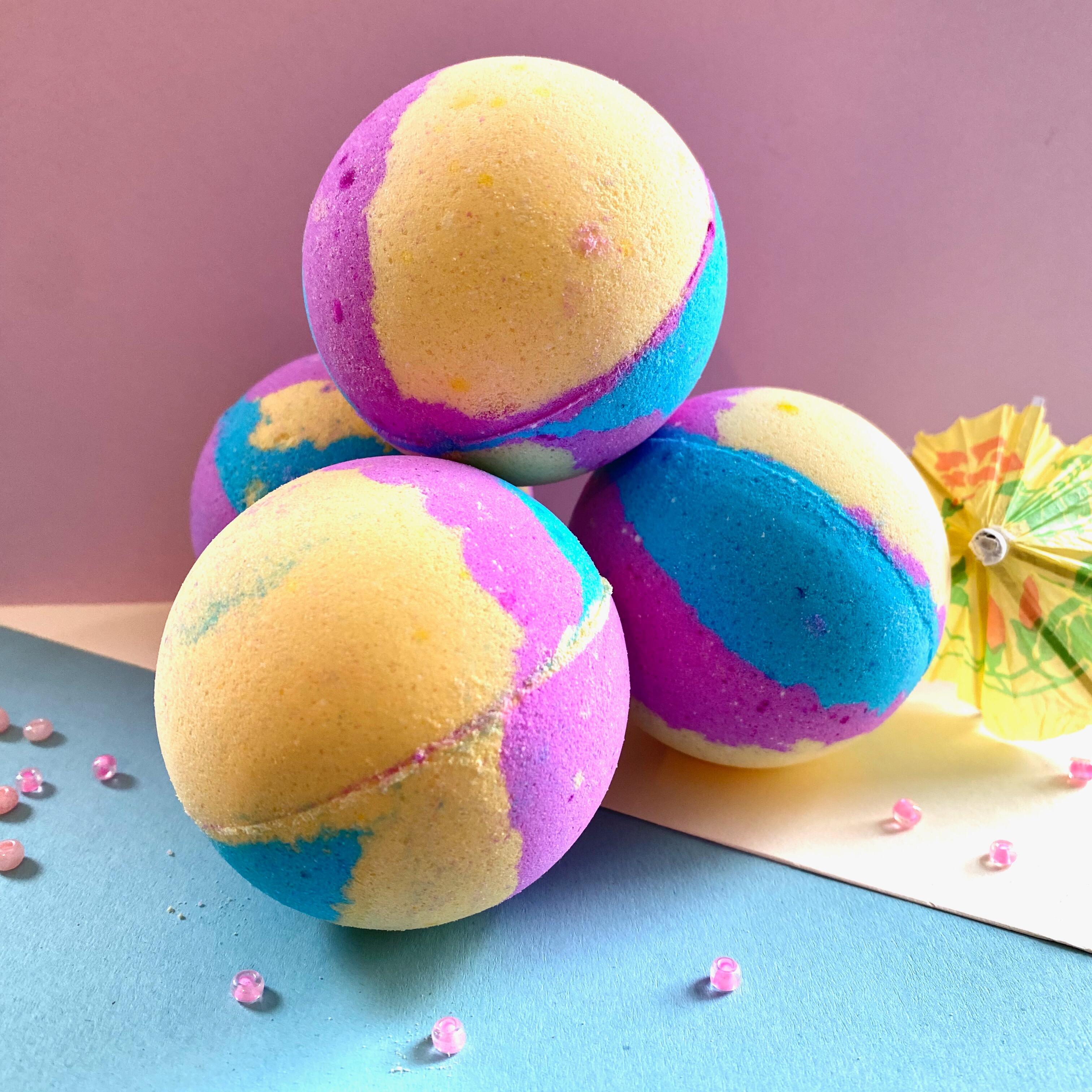 handmade unicorn bath bomb