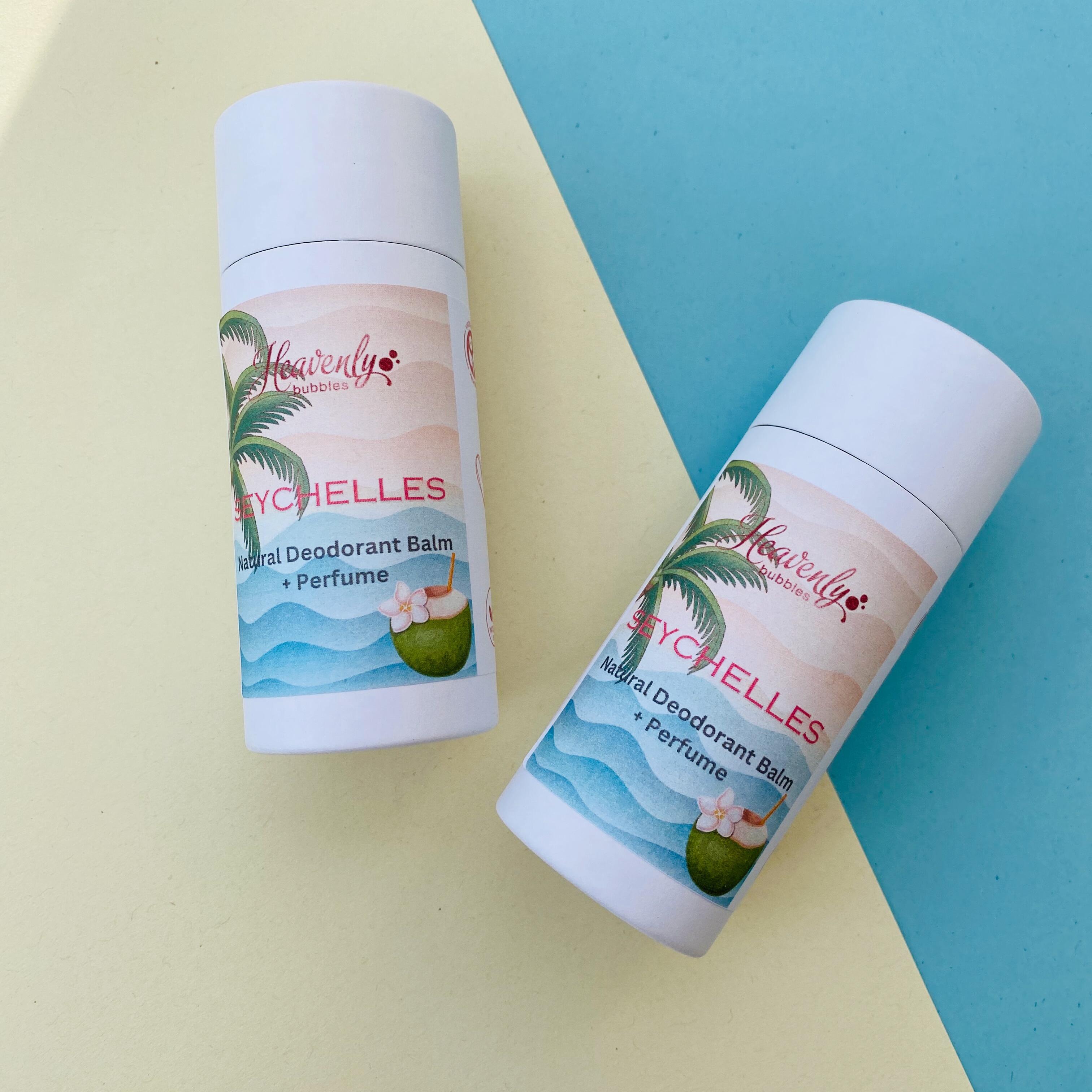 Seychelles deodorant balm with coconut scent
