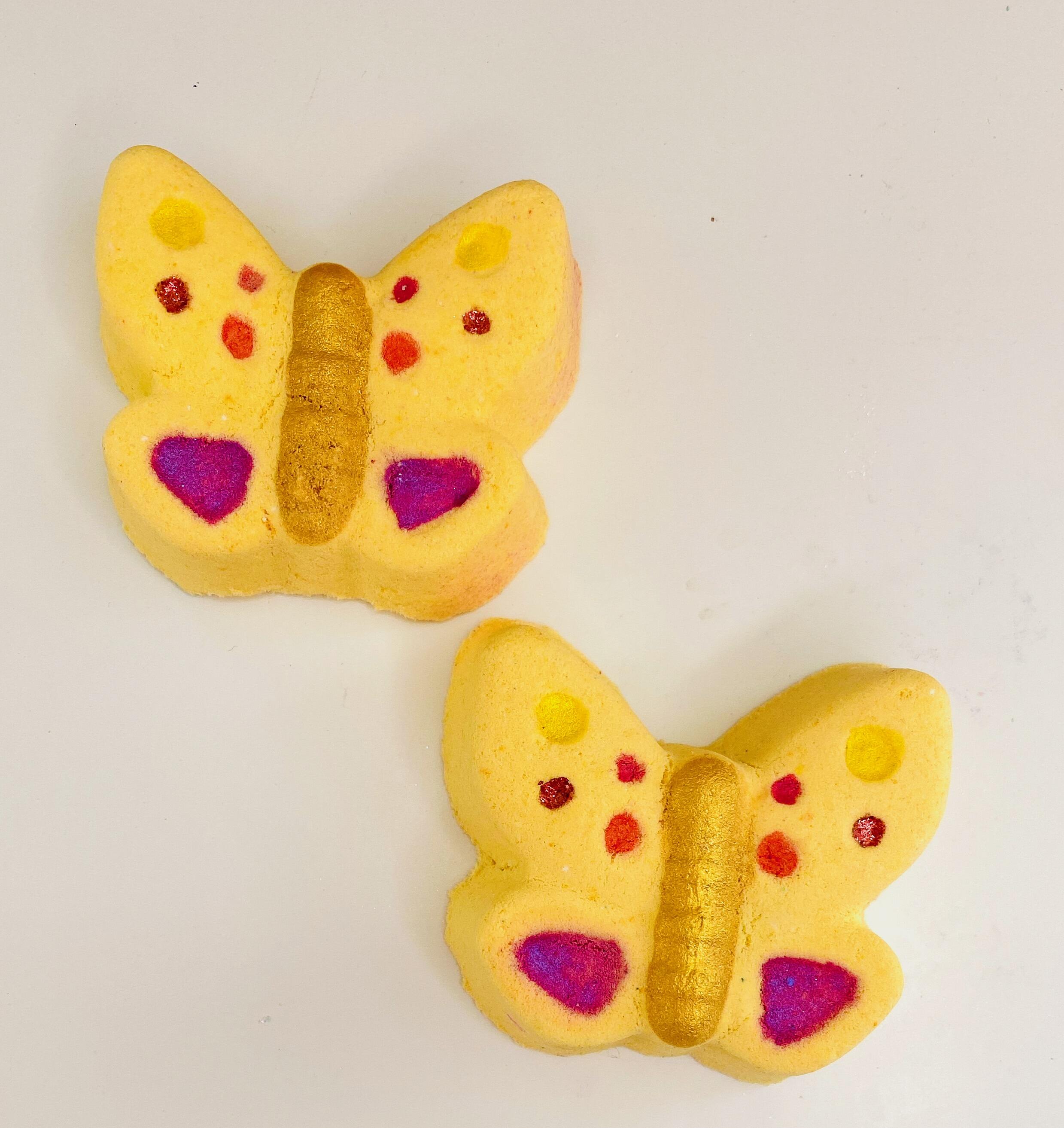 handmade butterfly bath bomb uk