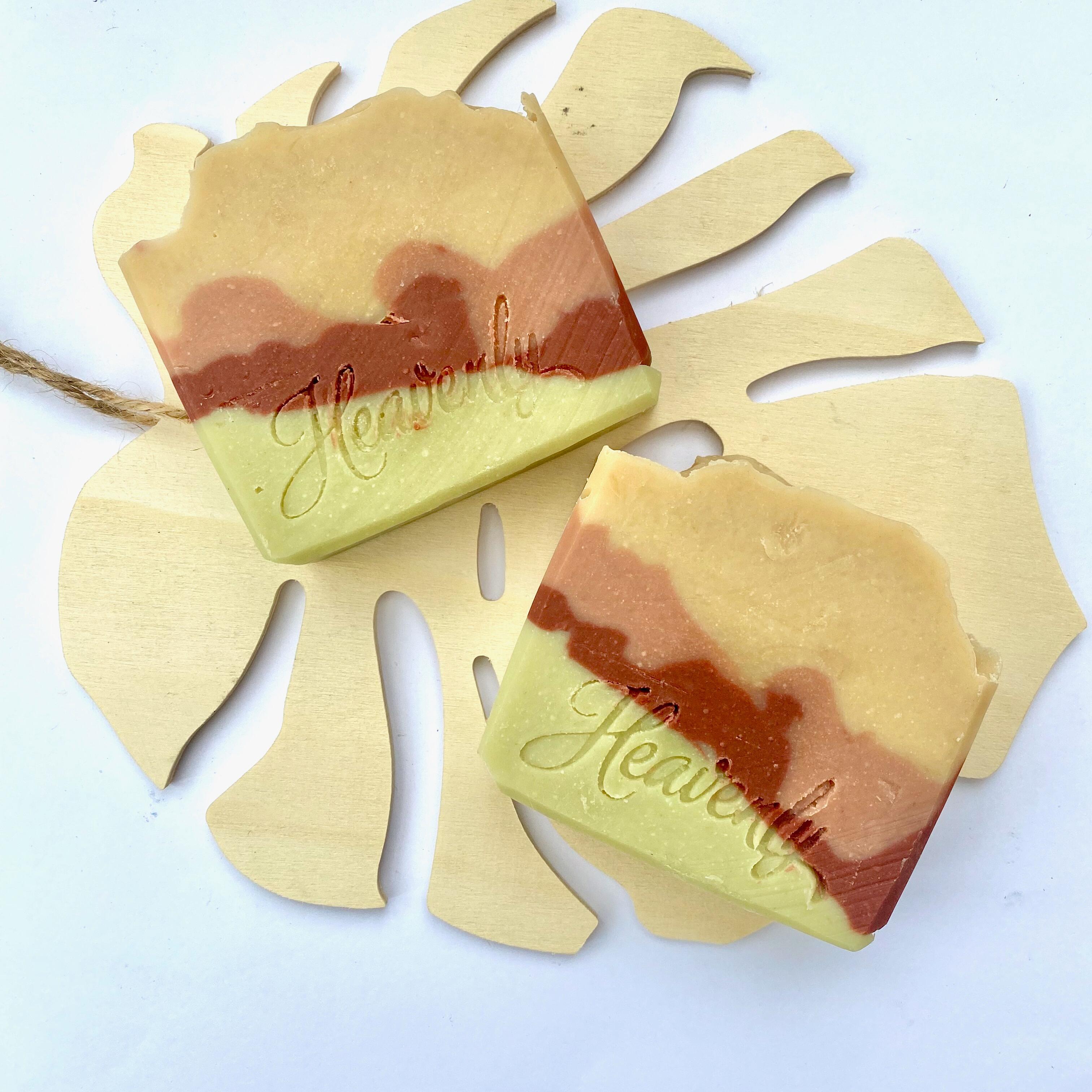 handmade coco mango soap bar uk
