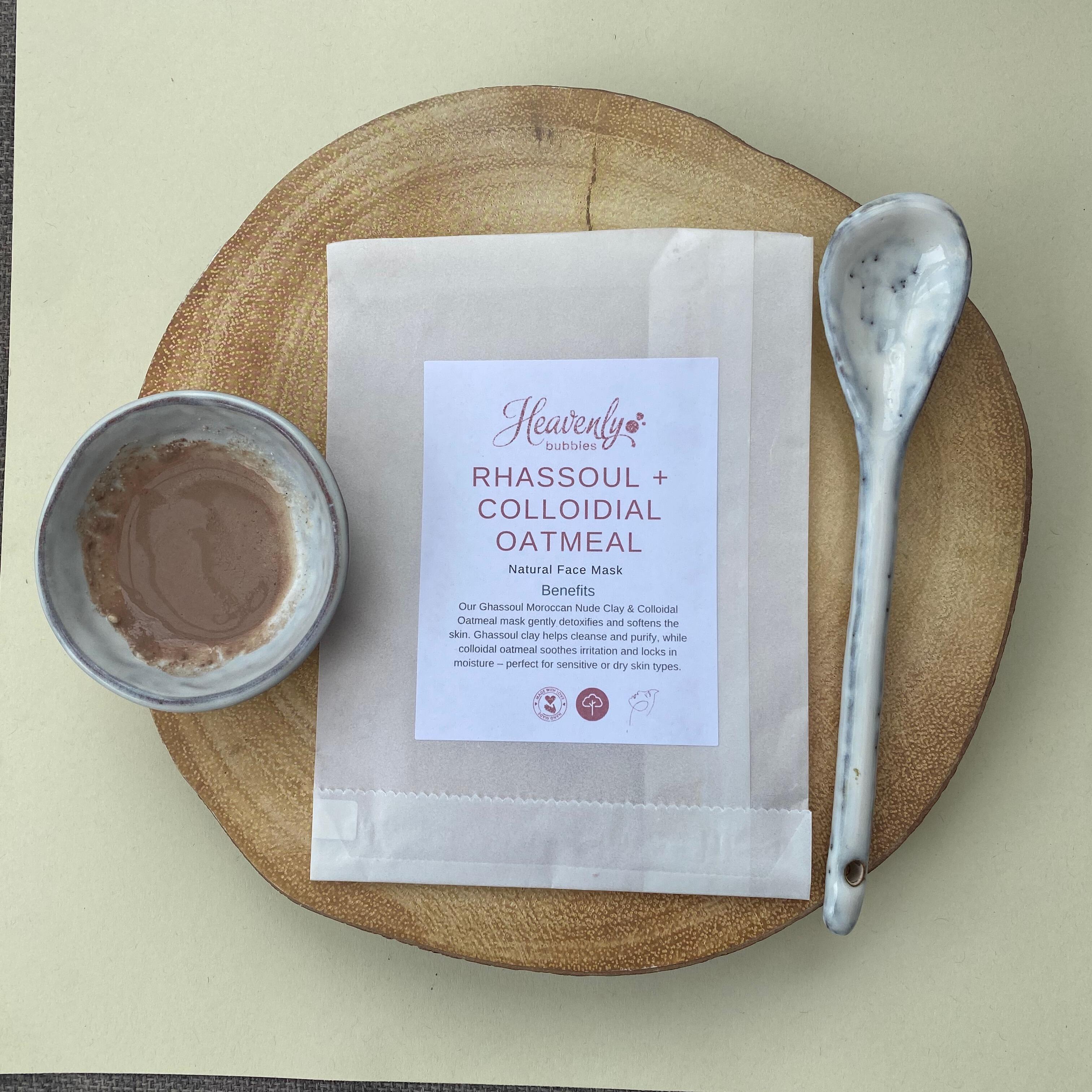 Natural Nude Clay and Oatmeal Powder Face Mask – Soothing Skincare UK