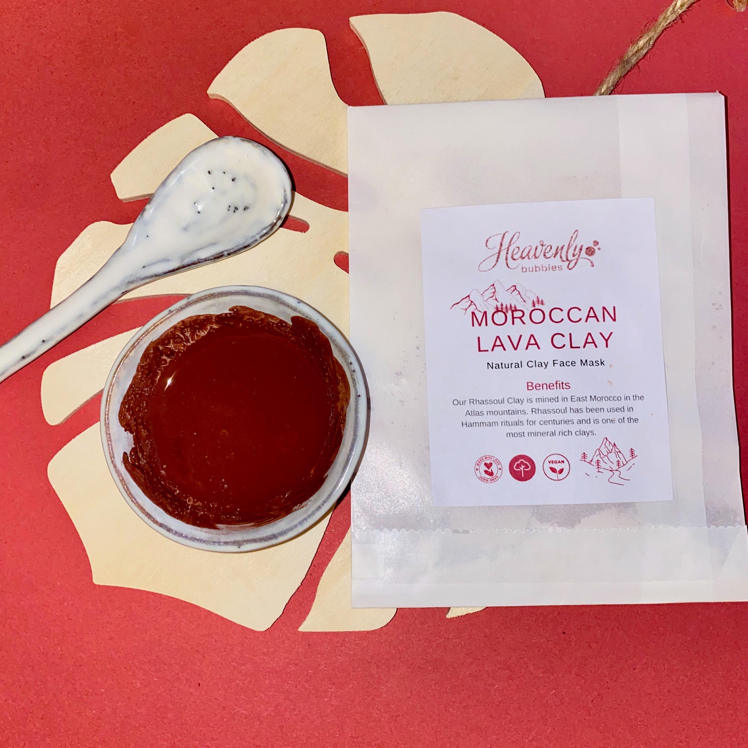 Red Rhassoul Clay Powder Face Mask – Detoxifying Skincare UK