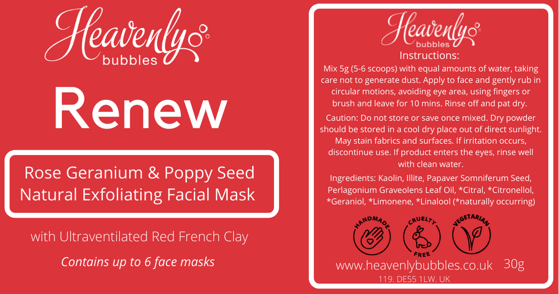 poppy seed face mask