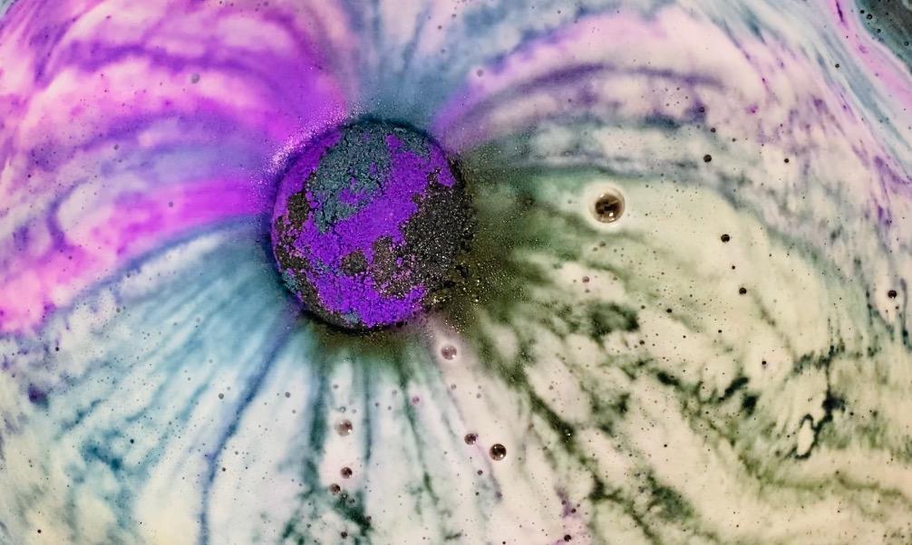 handmade black bath bomb uk