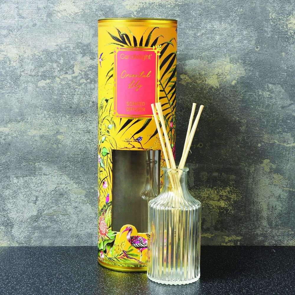 Candlelight chinoiserie reed diffuser