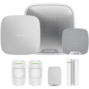 Ajax Hub Kit 1 with Key Fobs and StreetSiren