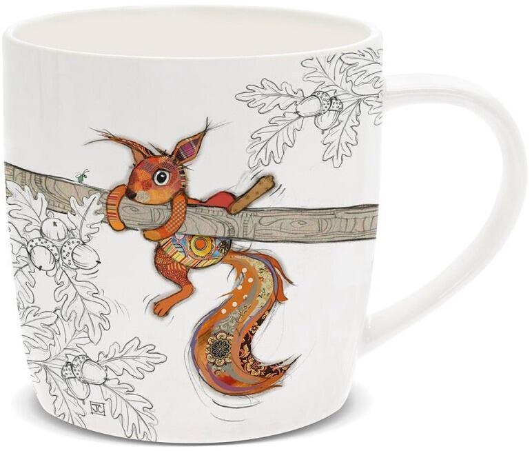sammy squirrel bug art mug