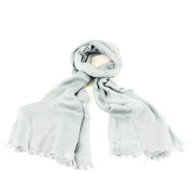 sequin scarf grey