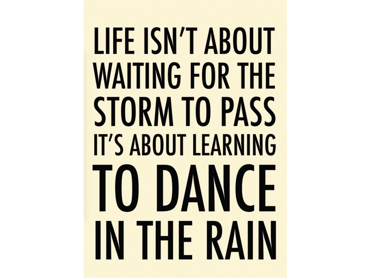 Dance in the rain magnet